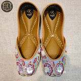 Multicolor Handmade Leather Jutti