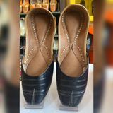 Handmade Plain Leather Jutti for Women