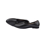 Black Leather Slip on Jutti