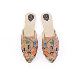 Thread Work Trendy Flat Mule