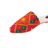 Phulkari Work Multi Colored Mule