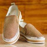 Rise Up Girl Golden Flatform Shoes