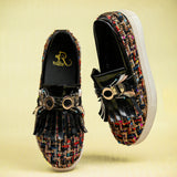 Colors of Love Multi Black Shoes