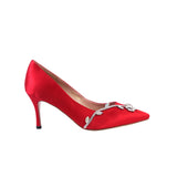 Walking With Stylish Power Red Heeled Sandales